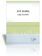 Ave Maria SATB choral sheet music cover
